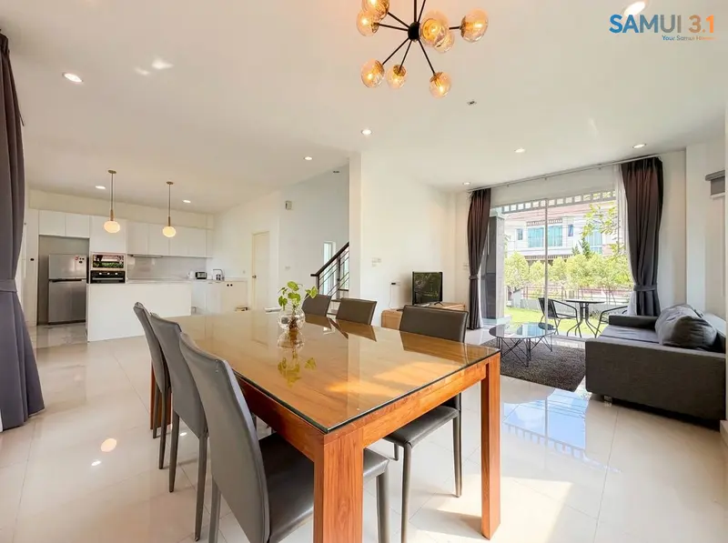 Three-bedroom villa