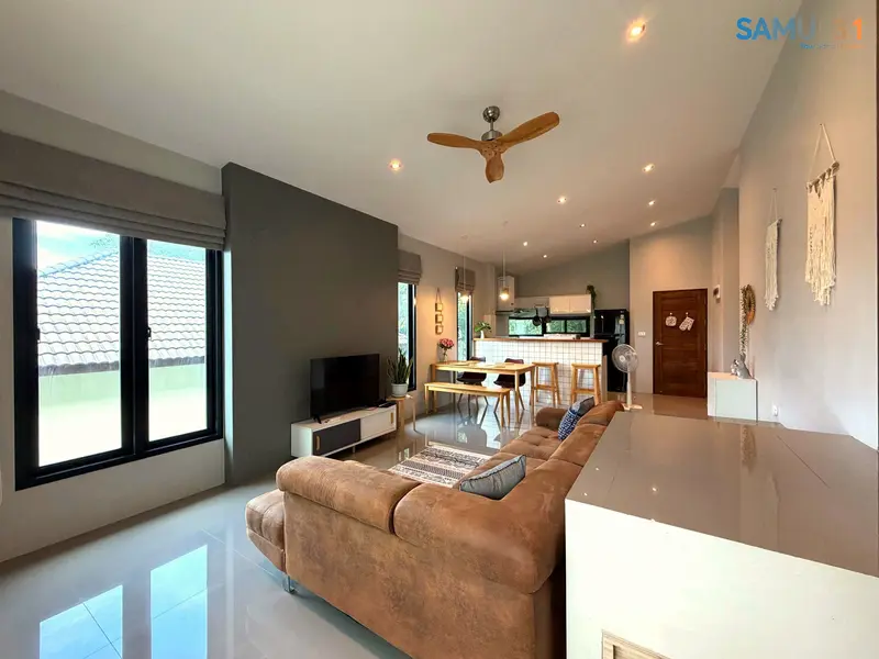 Three-bedroom villa