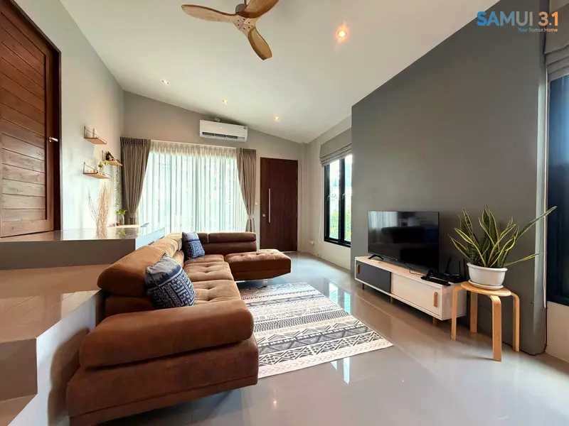 Three-bedroom villa